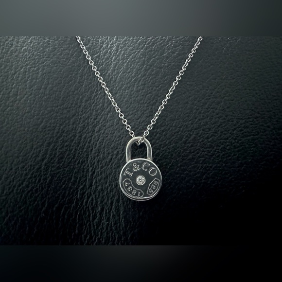 Tiffany 1837 Circle Pendant with Diamond - Picture 3 of 6